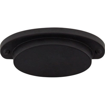 Top Knobs Dakota Cup Pull 2 9/16" c-c in Flat Black