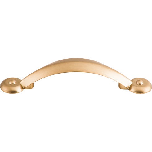 Top Knobs Angle Pull 3" c-c in Brushed Bronze