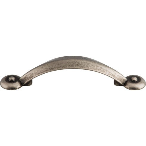 Top Knobs Angle Pull 3" c-c in Pewter Antique