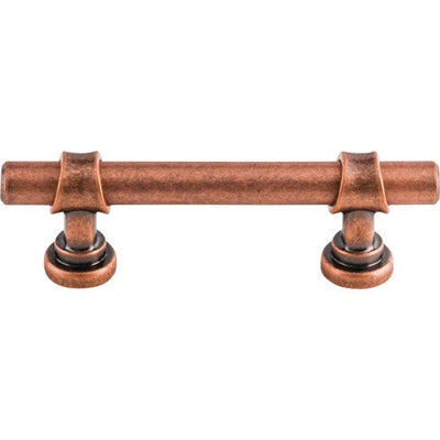 Top Knobs Bit Pull 3" c-c in Antique Copper