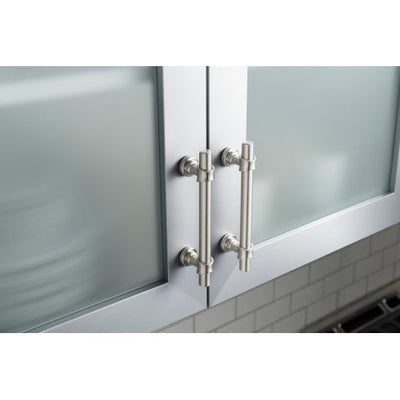 Top Knobs Bit Pull 3" c-c in Brushed Satin Nickel
