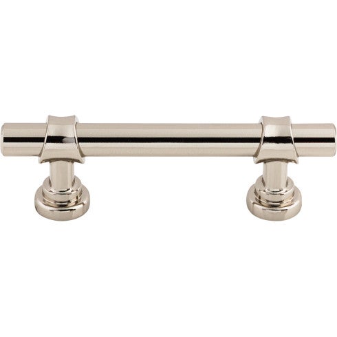 Top Knobs Bit Pull 3" c-c in Polished Nickel