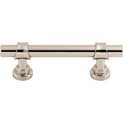 Top Knobs Bit Pull 3" c-c in Polished Nickel