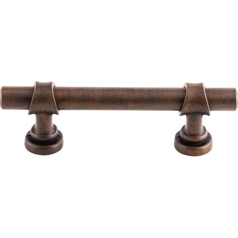 Top Knobs Bit Pull 3" c-c in Patina Rouge