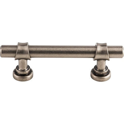 Top Knobs Bit Pull 3" c-c in Pewter Antique