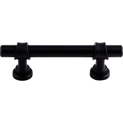 Top Knobs Bit Pull 3" c-c in Flat Black