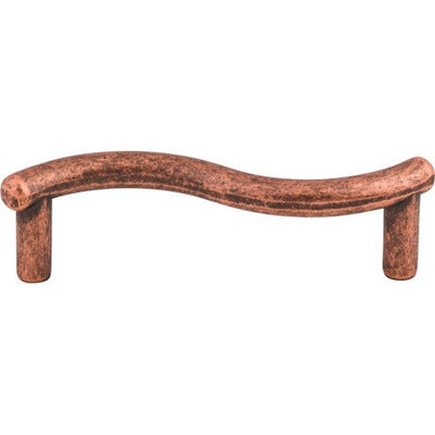 Top Knobs Spiral Pull 3" c-c in Antique Copper