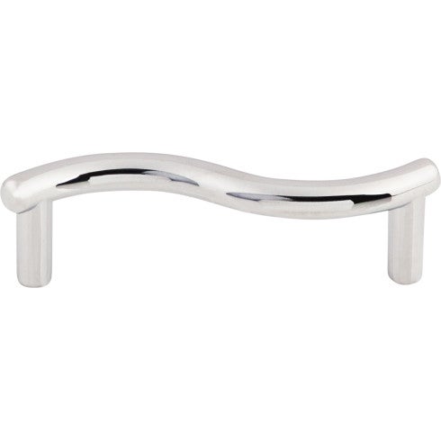 Top Knobs Spiral Pull 3" c-c in Polished Chrome