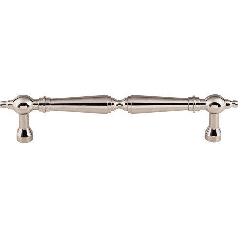 Top Knobs Asbury D Pull 7" c-c in Polished Nickel
