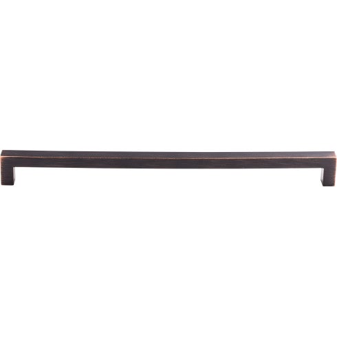 Top Knobs Square Bar Pull 12" c-c in Tuscan Bronze