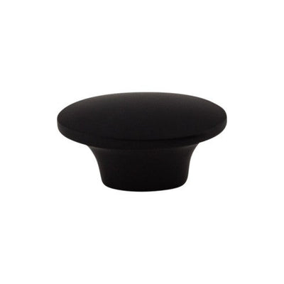 Top Knobs Dakota Oval Knob 1 1/2" in Flat Black