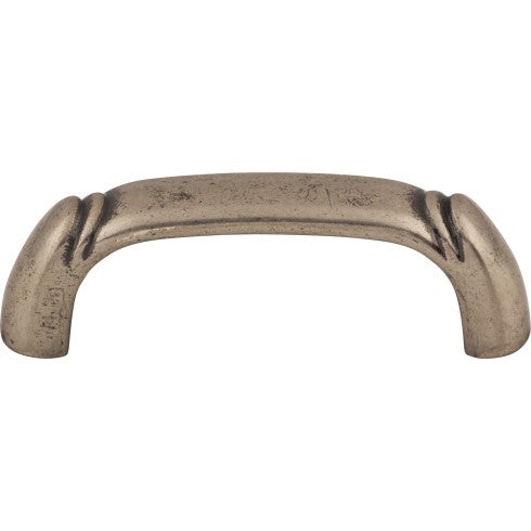 Top Knobs Dover D Pull 2 1/2" c-c in Pewter Antique