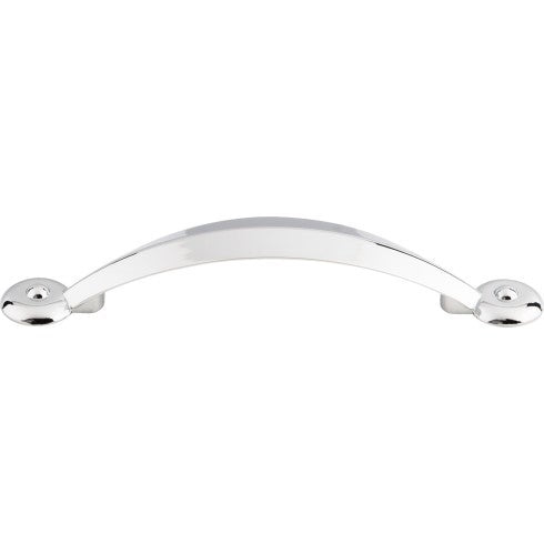 Top Knobs Angle Pull 3 3/4" c-c in Polished Chrome