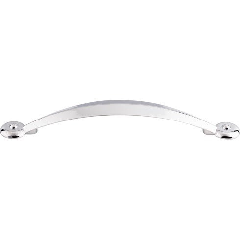 Top Knobs Angle Pull 5 1/16" c-c in Polished Chrome