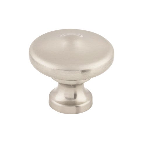 Top Knobs Peak Knob 1 5/16" in Brushed Satin Nickel