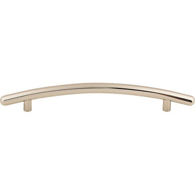Top Knobs Curved Bar Pull 6 5/16" c-c in Polished Nickel