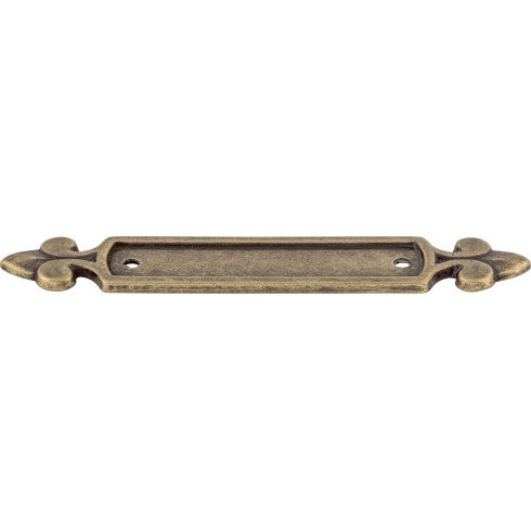 Top Knobs Dover Backplate 2 1/2" in German Bronze