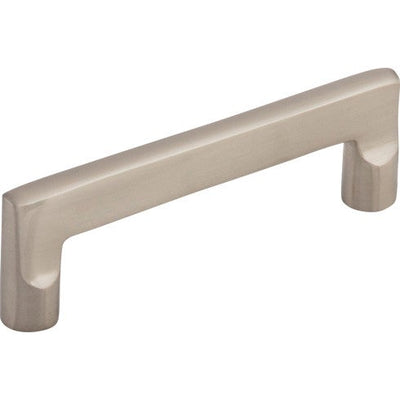 Top Knobs Aspen II Flat Sided Pull 4" c-c in Brushed Satin Nickel
