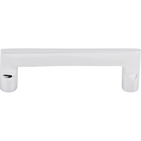 Top Knobs Aspen II Flat Sided Pull 4" c-c in Polished Chrome