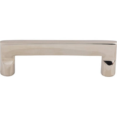 Top Knobs Aspen II Flat Sided Pull 4" c-c in Polished Nickel