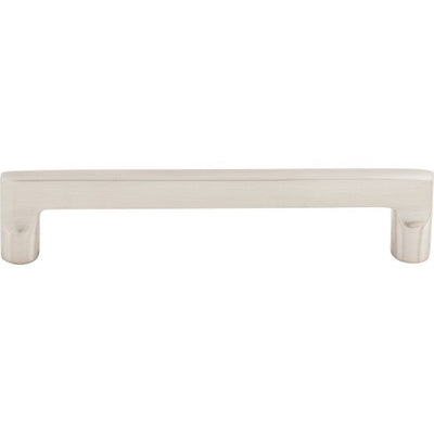 Top Knobs Aspen II Flat Sided Pull 6" c-c in Brushed Satin Nickel