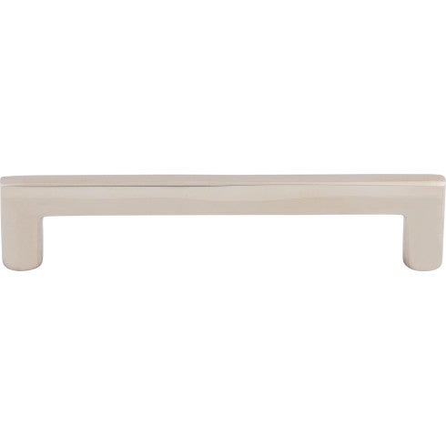 Top Knobs Aspen II Flat Sided Pull 6" c-c in Polished Nickel