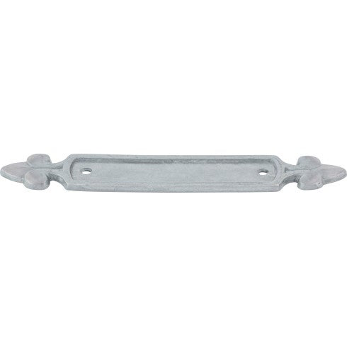 Top Knobs Dover Backplate 2 1/2" in Pewter Light