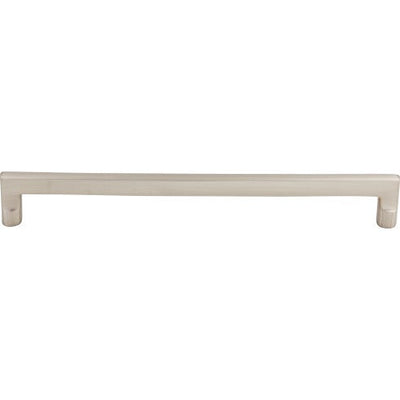 Top Knobs Aspen II Flat Sided Pull 12" c-c in Brushed Satin Nickel