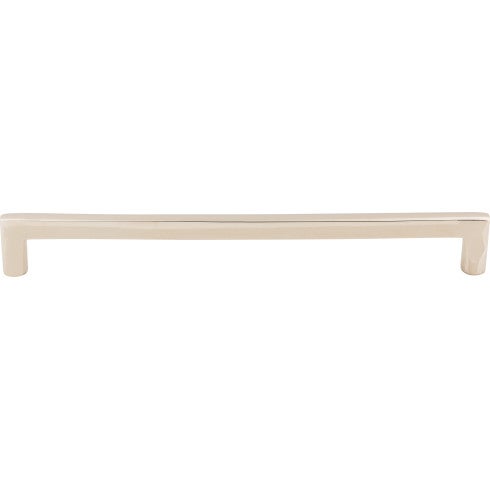 Top Knobs Aspen II Flat Sided Pull 12" c-c in Polished Nickel