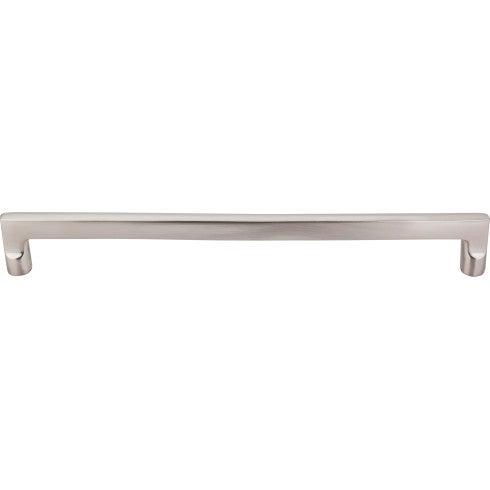Top Knobs Aspen II Flat Sided Pull 18" c-c in Brushed Satin Nickel