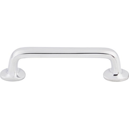 Top Knobs Aspen II Rounded Pull 4" c-c in Polished Chrome