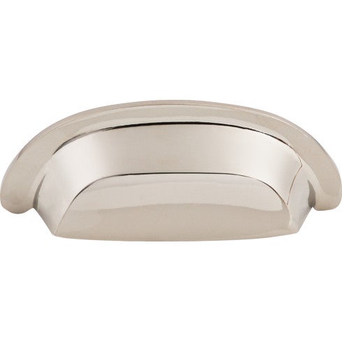 Top Knobs Aspen II Cup Pull 3" c-c in Polished Nickel