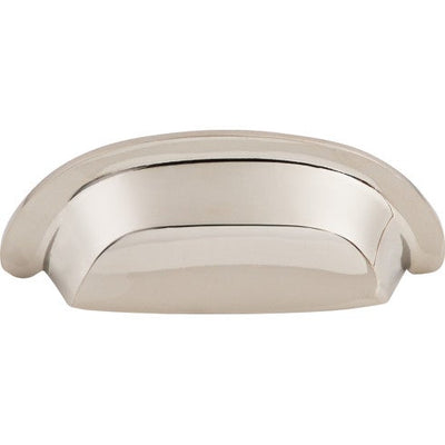 Top Knobs Aspen II Cup Pull 3" c-c in Polished Nickel