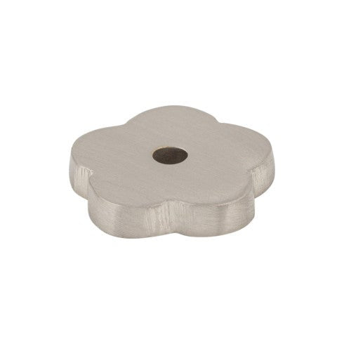 Top Knobs Aspen II Flower Backplate 1" in Brushed Satin Nickel