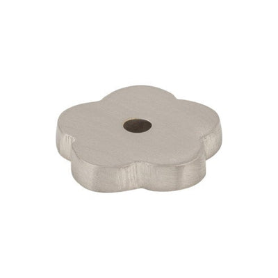 Top Knobs Aspen II Flower Backplate 1" in Brushed Satin Nickel