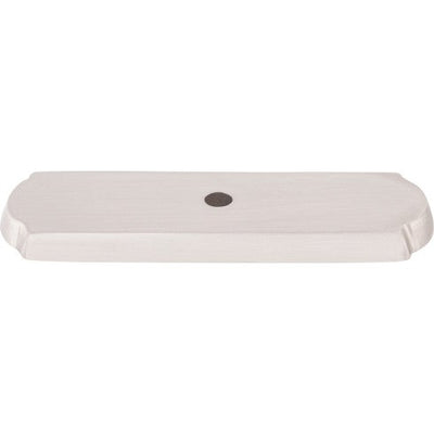 Top Knobs Aspen II Rectangle Backplate 2 1/2" in Brushed Satin Nickel