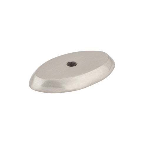 Top Knobs Aspen II, Oval Backplate 1 1/2" in Brushed Satin Nickel