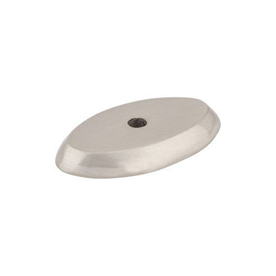 Top Knobs Aspen II, Oval Backplate 1 1/2" in Brushed Satin Nickel