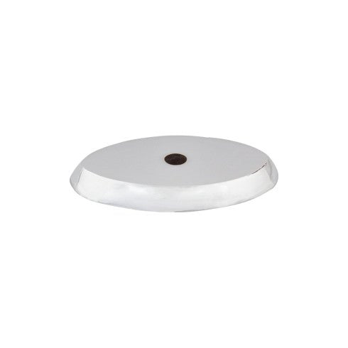 Top Knobs Aspen II, Oval Backplate 1 1/2" in Polished Chrome