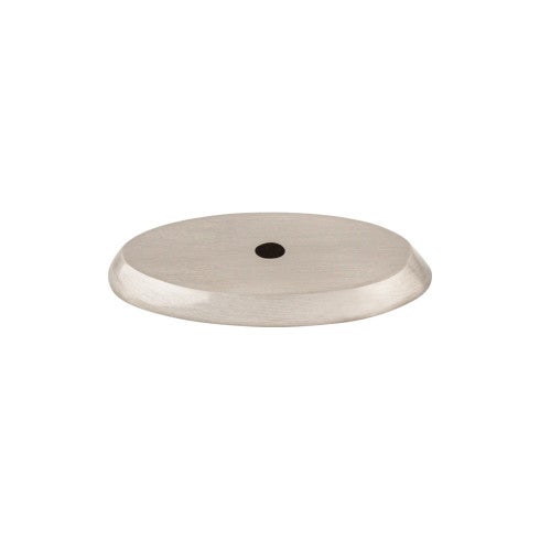 Top Knobs Aspen II, Oval Backplate 1 3/4" in Brushed Satin Nickel
