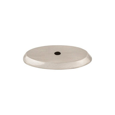 Top Knobs Aspen II, Oval Backplate 1 3/4" in Brushed Satin Nickel
