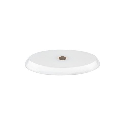 Top Knobs Aspen II, Oval Backplate 1 3/4" in Polished Chrome