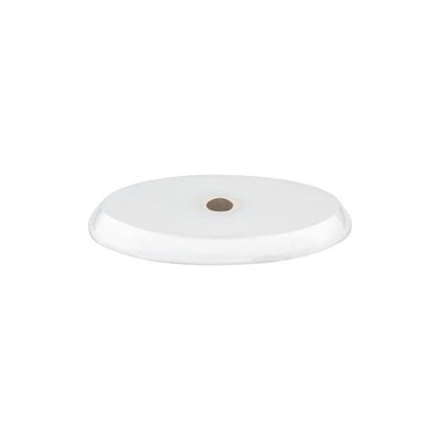 Top Knobs Aspen II, Oval Backplate 1 3/4" in Polished Chrome
