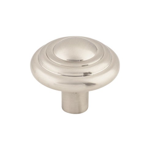 Top Knobs Aspen II Button Knob 1 3/4" in Brushed Satin Nickel