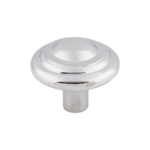 Top Knobs Aspen II Button Knob 1 3/4" in Polished Chrome