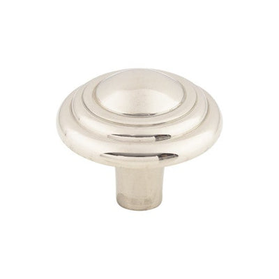 Top Knobs Aspen II Button Knob 1 3/4" in Polished Nickel