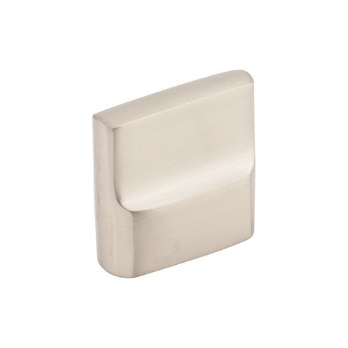 Top Knobs Aspen II Flat Sided Knob 7/8" c-c in Brushed Satin Nickel
