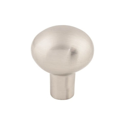 Top Knobs Aspen II Small Egg Knob 1 3/16" in Brushed Satin Nickel