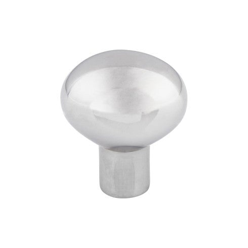 Top Knobs Aspen II Small Egg Knob 1 3/16" in Polished Chrome