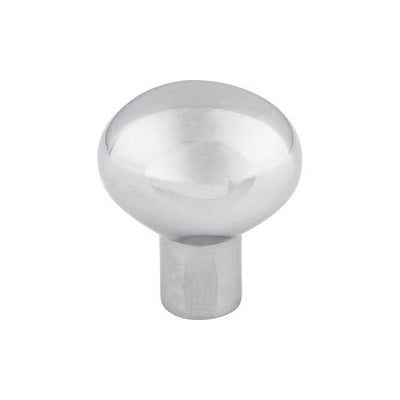 Top Knobs Aspen II Small Egg Knob 1 3/16" in Polished Chrome